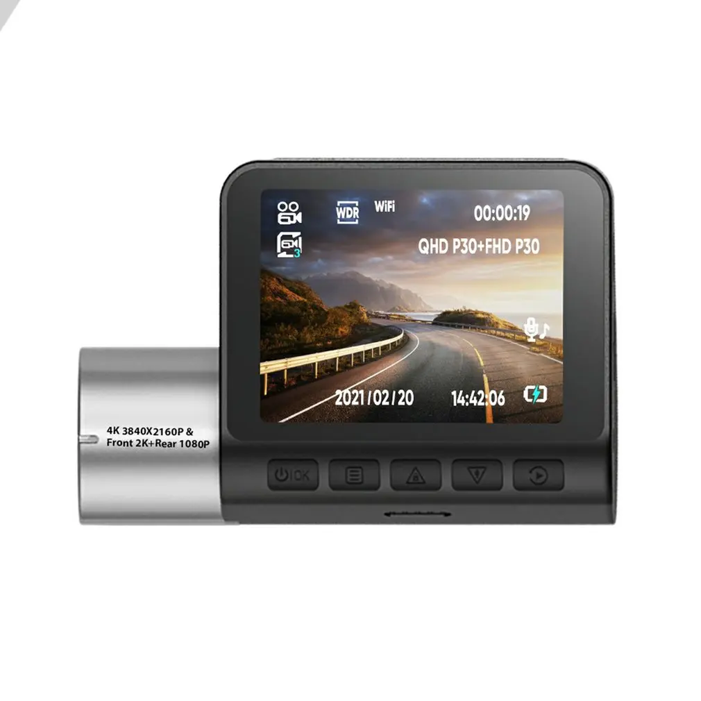 V50 Video Recorder Dash Cam G Sensor Wifi Dash Camera Single Lens Dash Cam Car DVR 24H Parking Camera Front