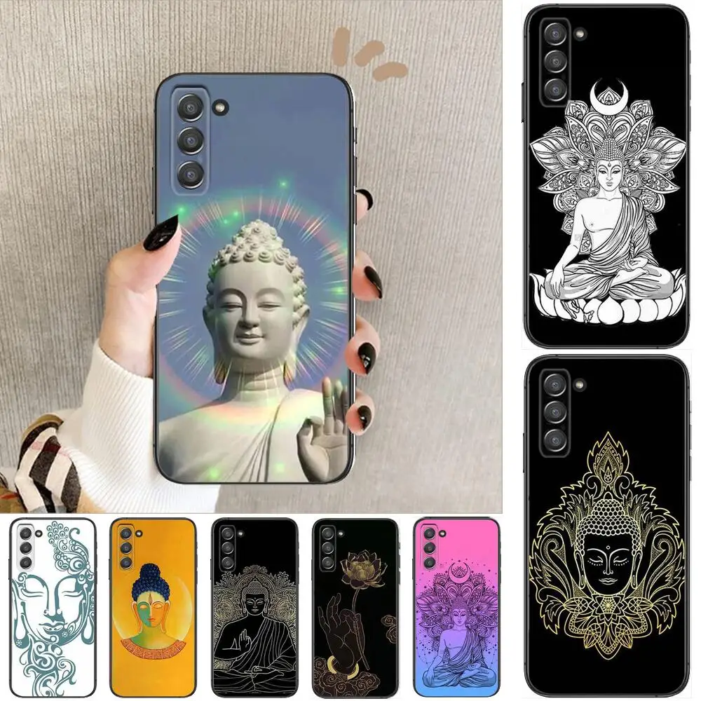 

India Buddha Phone cover hull For SamSung Galaxy s6 s7 S8 S9 S10E S20 S21 S5 S30 Plus S20 fe 5G Lite Ultra Edge