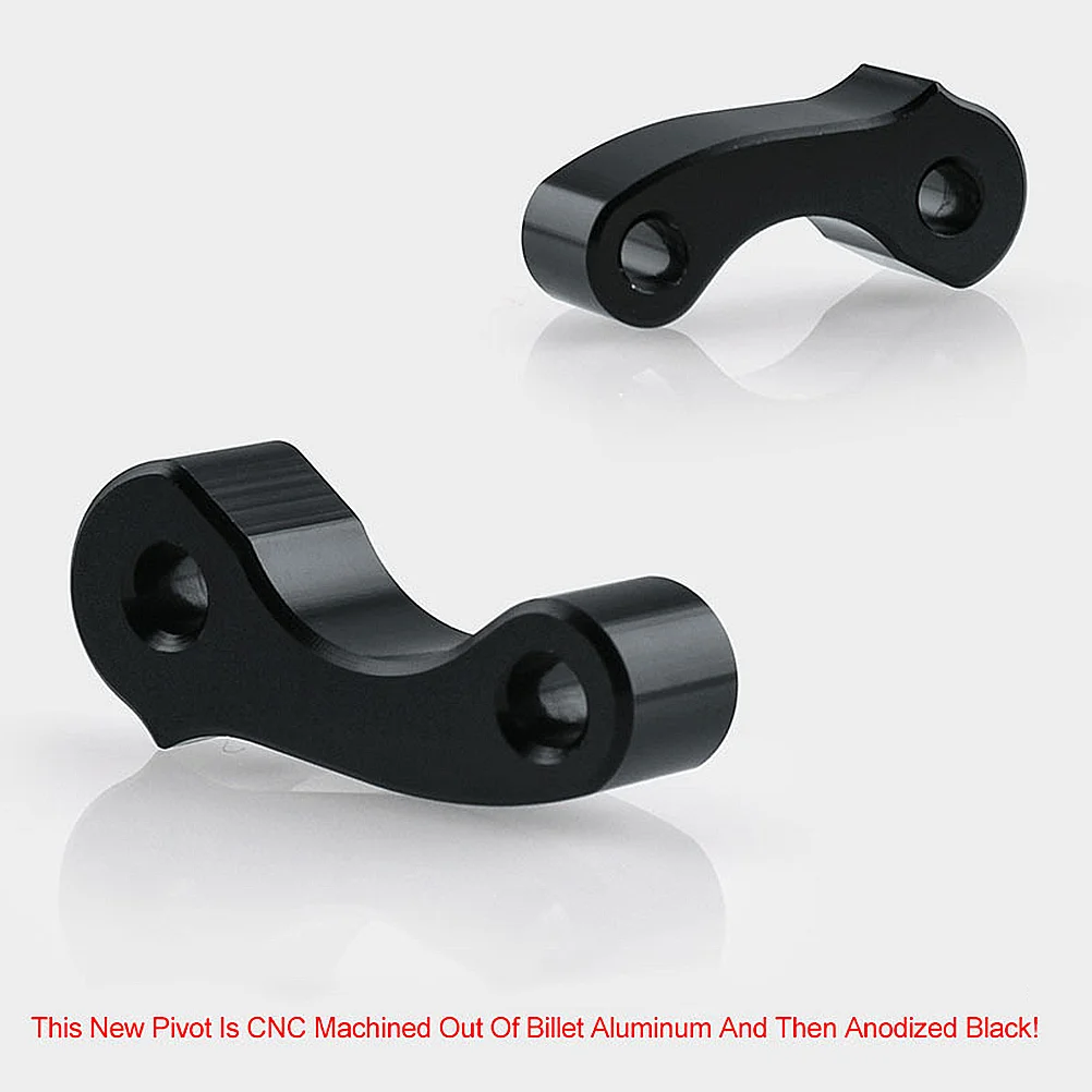 1 Pair Car Window Latch Hinges Aluminum Alloy Pivot Compatible with 95-04 00-06 (Black)