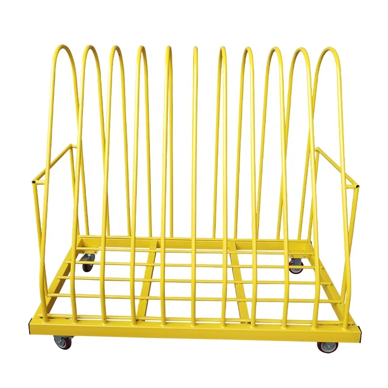 

Wholesales heavy duty door and window racks steel storage shelf for warehousing Solar panels transport cart