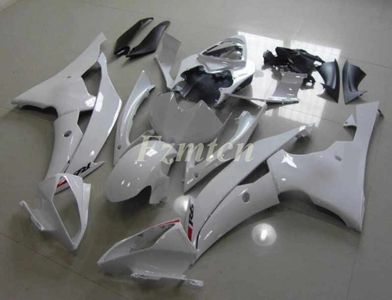

Комплект обтекателей для мотоцикла, подходит для R6 2008 2009 2010 2011 2012 2014 2016 Комплект кузова из высококачественного АБС-пластика белого цвета
