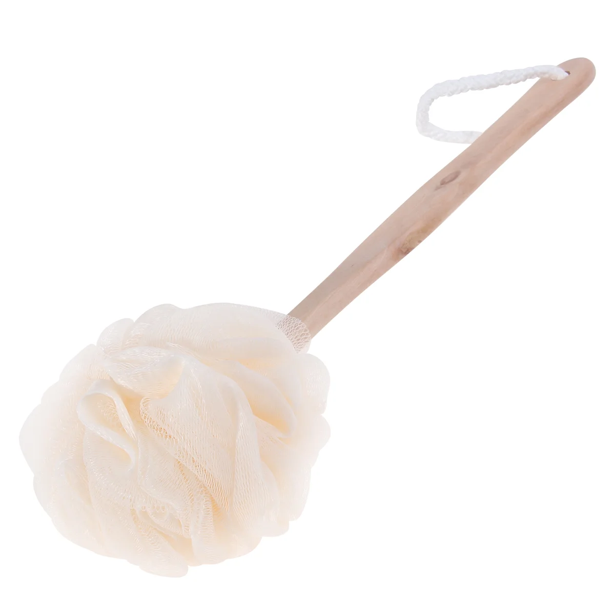 

Brushshower Bath Loofah Scrubber Sponge Handle Meshexfoliating Bodylong Washer Soft Handled Sponges Scrubbers Usepuff Pouf