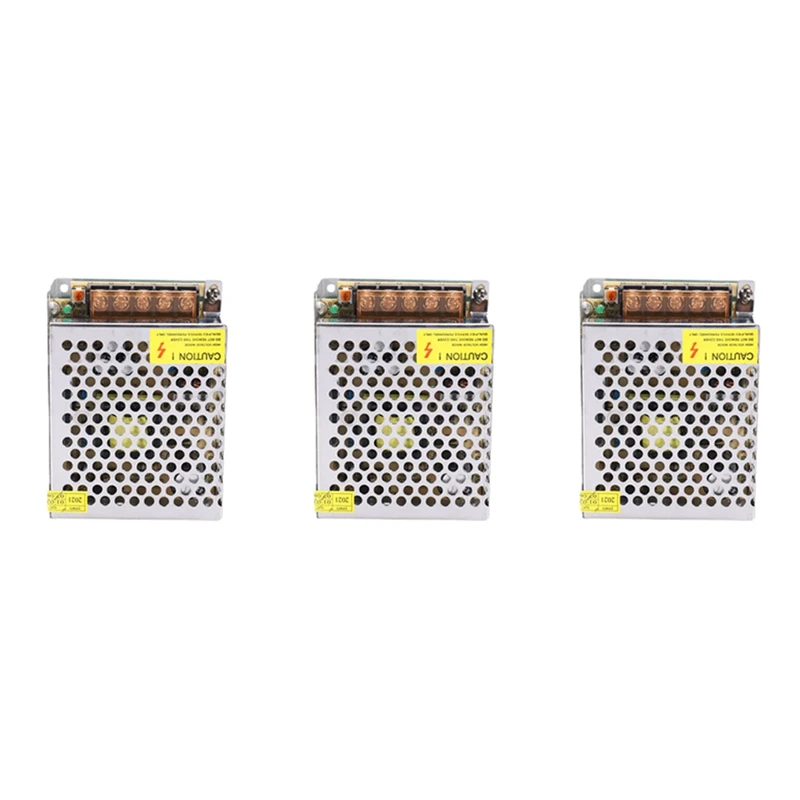 

3X Aluminum Housing Output DC 5V 8A 40W LED Switching Power Supply