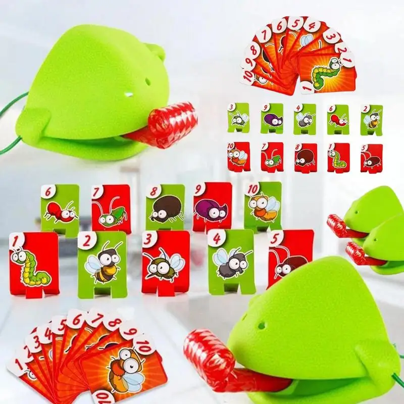 

Забавная маска-Лягушка на лице с языком и Ротом, настольная интерактивная игра для родителей и детей, обучающая игрушка для подарка на день ребенка