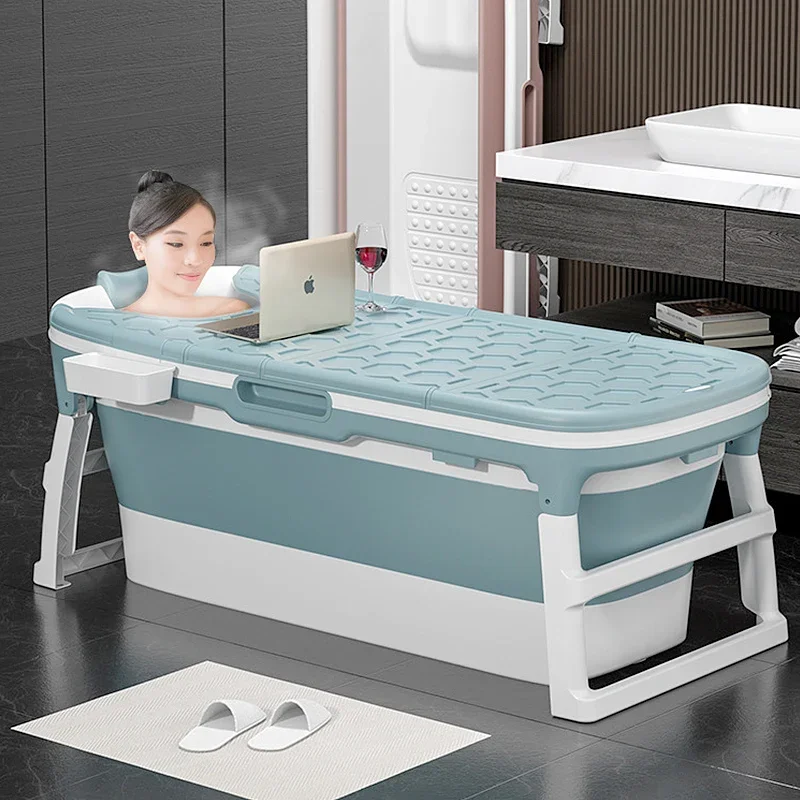Ванна спа-педикюрная Портативная Складная пластиковая шезлонг Banheira Dobravel Adulta