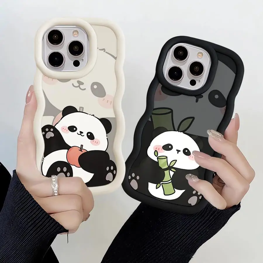 Милая панда для Vivo Y02 Y03 Y15S Y16 Y17S Y18 Y20S Y20 Y20i Y21S Y21A Y21 Y22S Y27 Y28 Y33S 4G чехол телефона