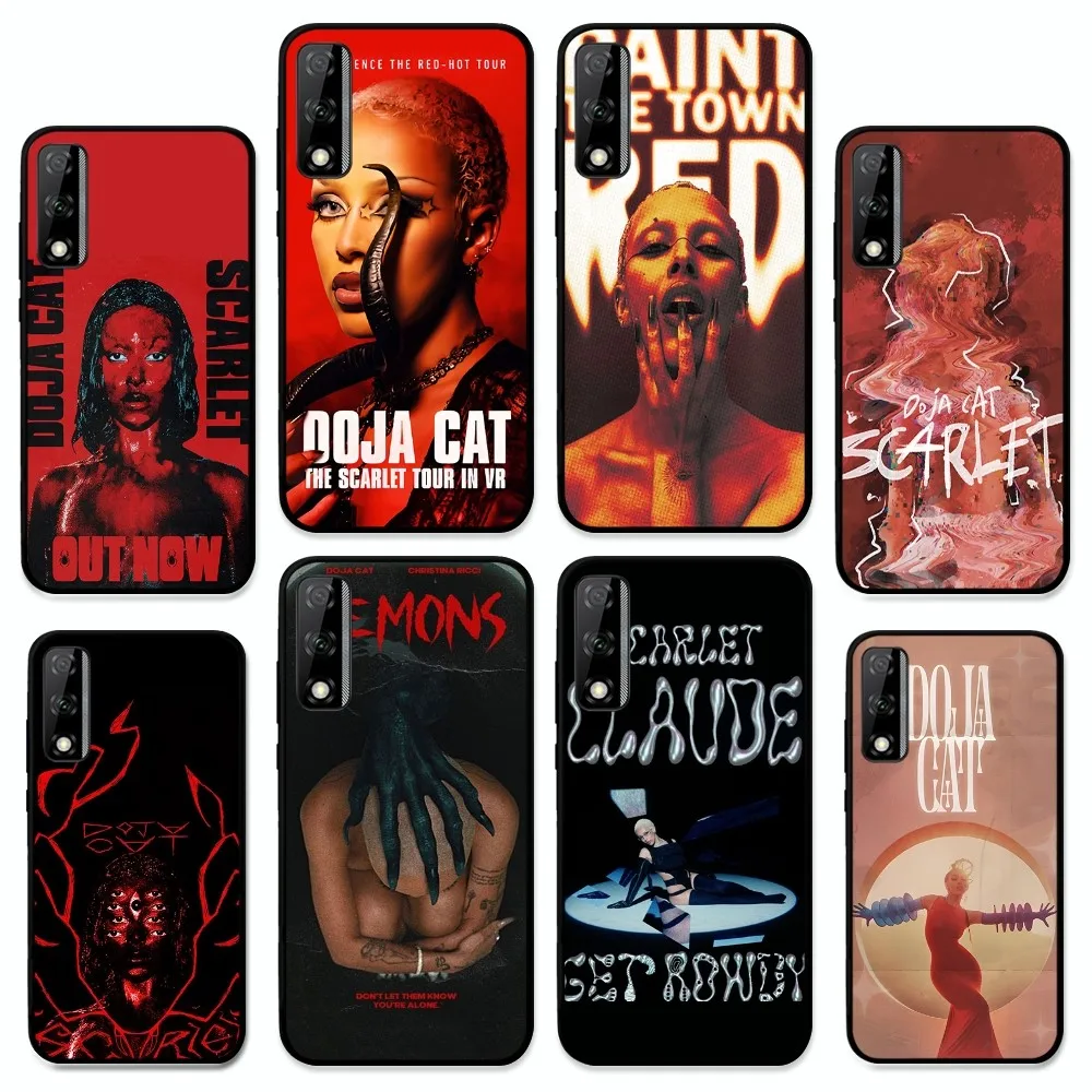 Singer D-Doja C-Cat Scarlet Phone Case For Huawei Y9 6 7 5 Prime Enjoy 7s 8 Plus 7a 9e 9plus 8E Lite Psmart Shell