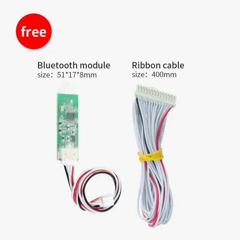 JIABAIDA BMS Smart BT LiFePo4 аккумулятор 10S-17S 80A