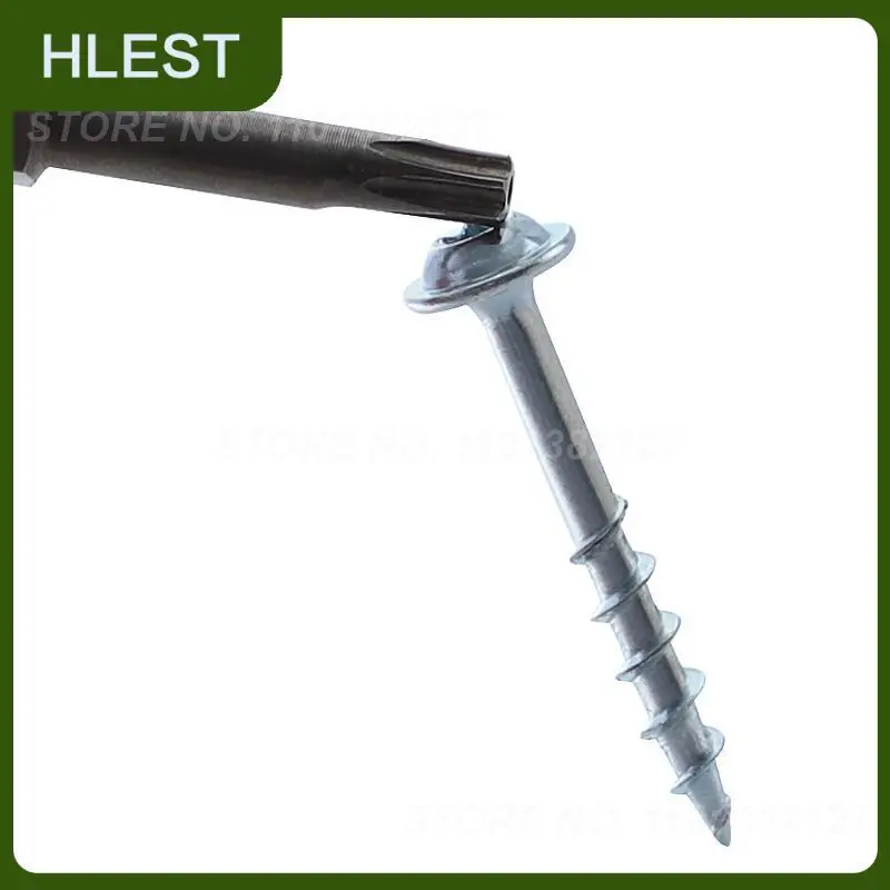 

Винты для деревообработки оцинкованные грубые резьбы с круглой головкой T20 Phillips, карманные звездообразные винты 1-1/4 дюйма