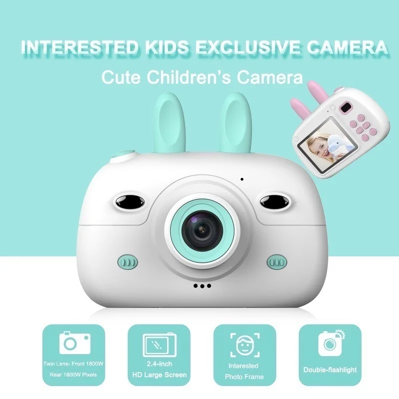 

NEW Children Mini Camera Full HD 1080P Portable Digital Video Photo Camera 2.4 Inch Screen Display Children Game Study Camera