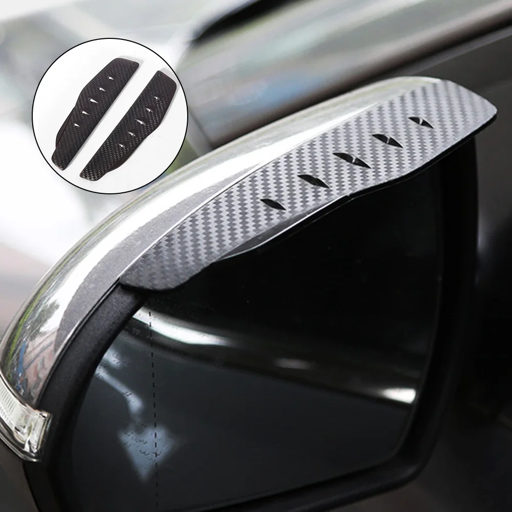 

2 PCS Car Rear View Mirror Sun Visor Mirror Rain Visor Mirror Universal Rain Eyebrow Visor Universal Auto Accessories