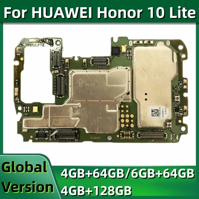 

64GB 128GB Motherboard PCB Module For HUAWEI Honor 10 Lite HRY-LX1 Main Circuit Board Original Mainboard Global Version