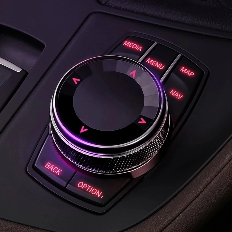 

Car Idrive Crystal Multimedia Button Knob Trim Cover For BMW 1 3 5 Series F10 F20 F30 F34 F40 X3 F25 G01 G30 G20 X5 G05 F15 E70