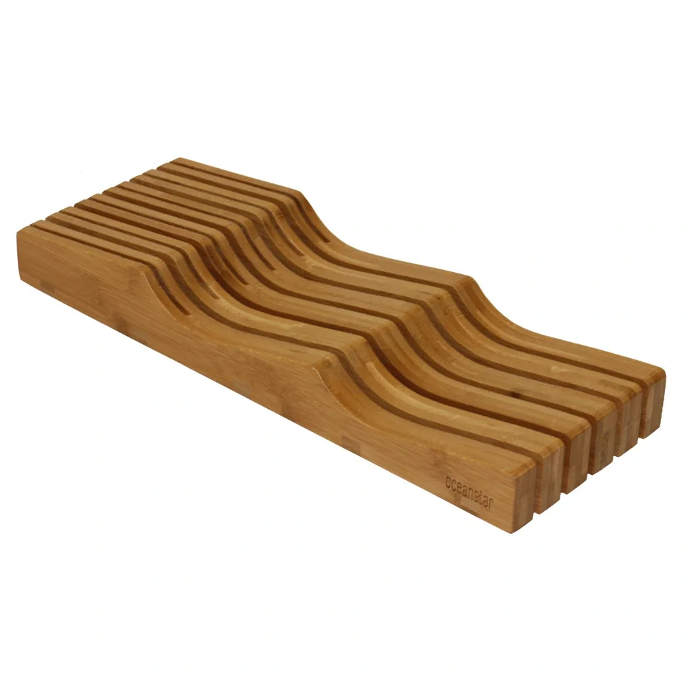

Oceanstar In-Drawer Bamboo Knife Organizer