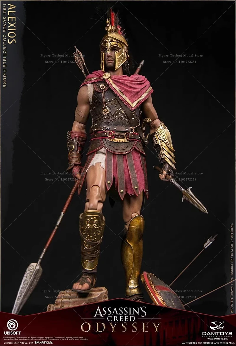 Фото Лимитированная серия DAM DAMTOYS DMS019 1/6: Фигурка бронированного воина Alexios Odyssey с изящным щитом, модель-украшение, 12 дюймов №2