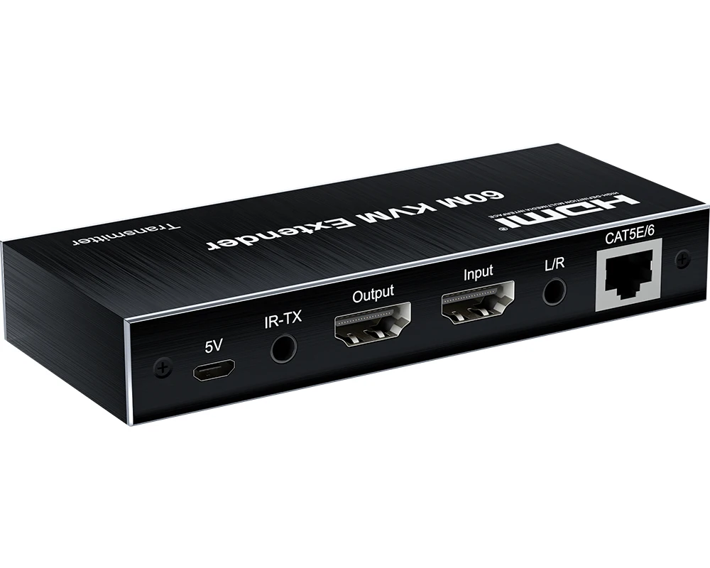 60 м HDMI KVM удлинитель 1080p по Cat5e/6 Ethernet-кабель 1080P видео конвертер для PS5