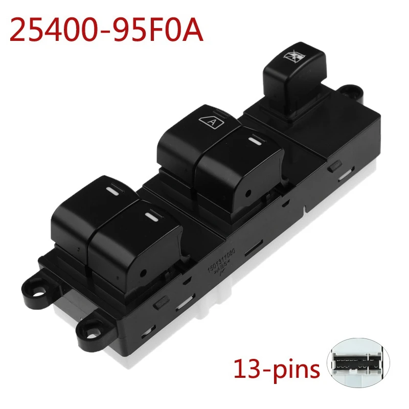 Переключатель переднего левого стекла Master Power для Nissan Sunny Almera 2540095F0A 25400-95F0A