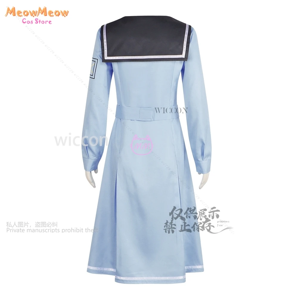 Аниме Kimi No Iro Your Color Hikari Косплей Костюм Синее Платье JK Сейлор Школьная Форма Цвета