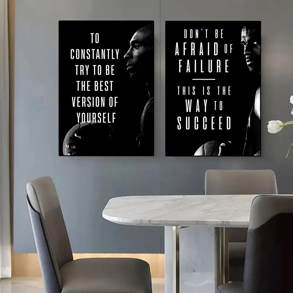 Вдохновляющая картина на холсте знаменитые спортивные звезды мотивационные