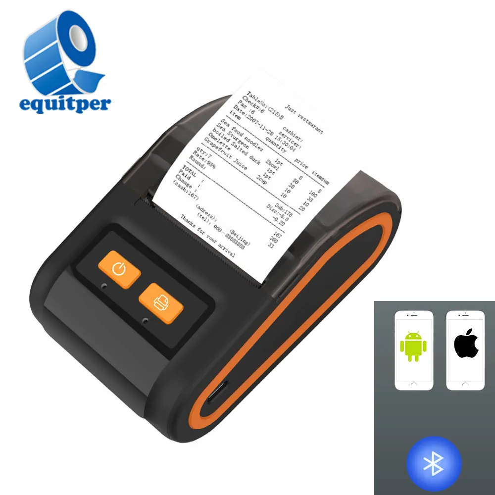 

Miniature Thermal Printer POS Receipt Printer Embedded Printer Bluetooth Mobile Phone Connection Supports Android/iOS Printer