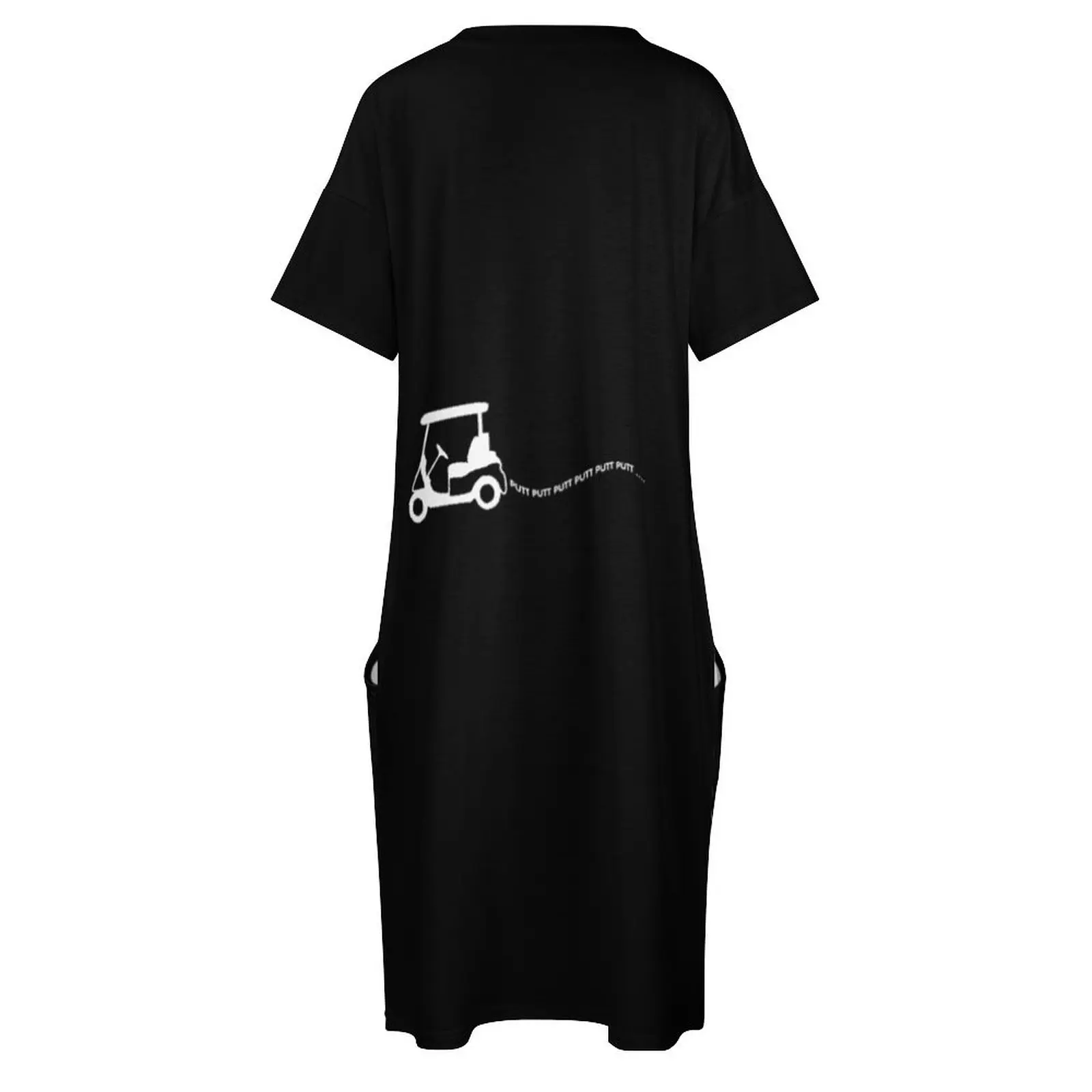 Забавная тележка для гольфа подарок игрока в гольф свободное платье с карманами