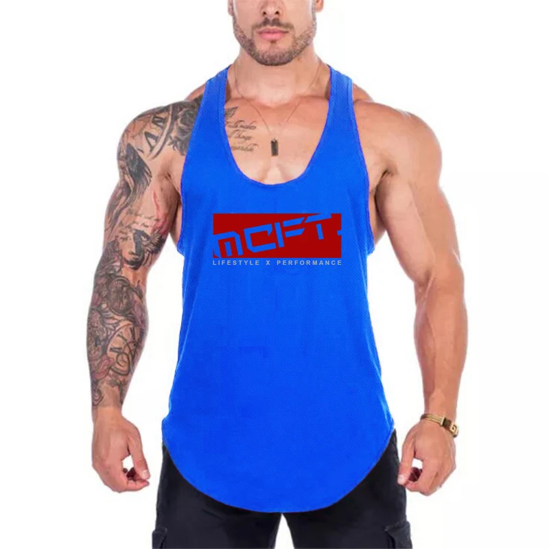 

Just Gym Tank Top Mens Bodybuilding Clothing Fitness Sleeveless Shirt Summer Mesh Y Back Vest Workout Singlets Undershirt