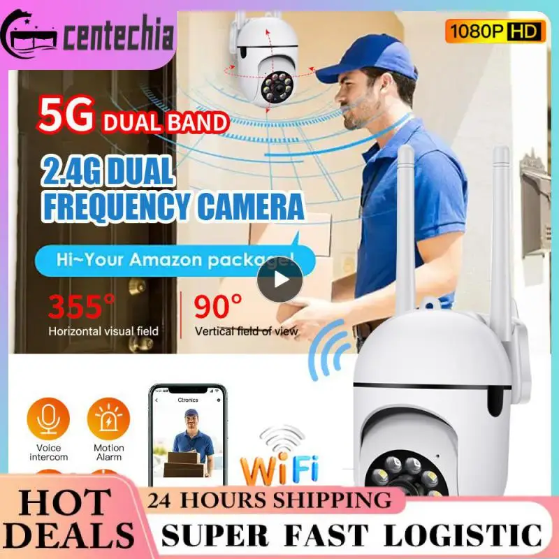 

Dual Band Ip Camera Night Wifi Camera Wifi Cam Camera With Motion Detection 2023 Wireless Surveillance Cameras 2.4g/5g