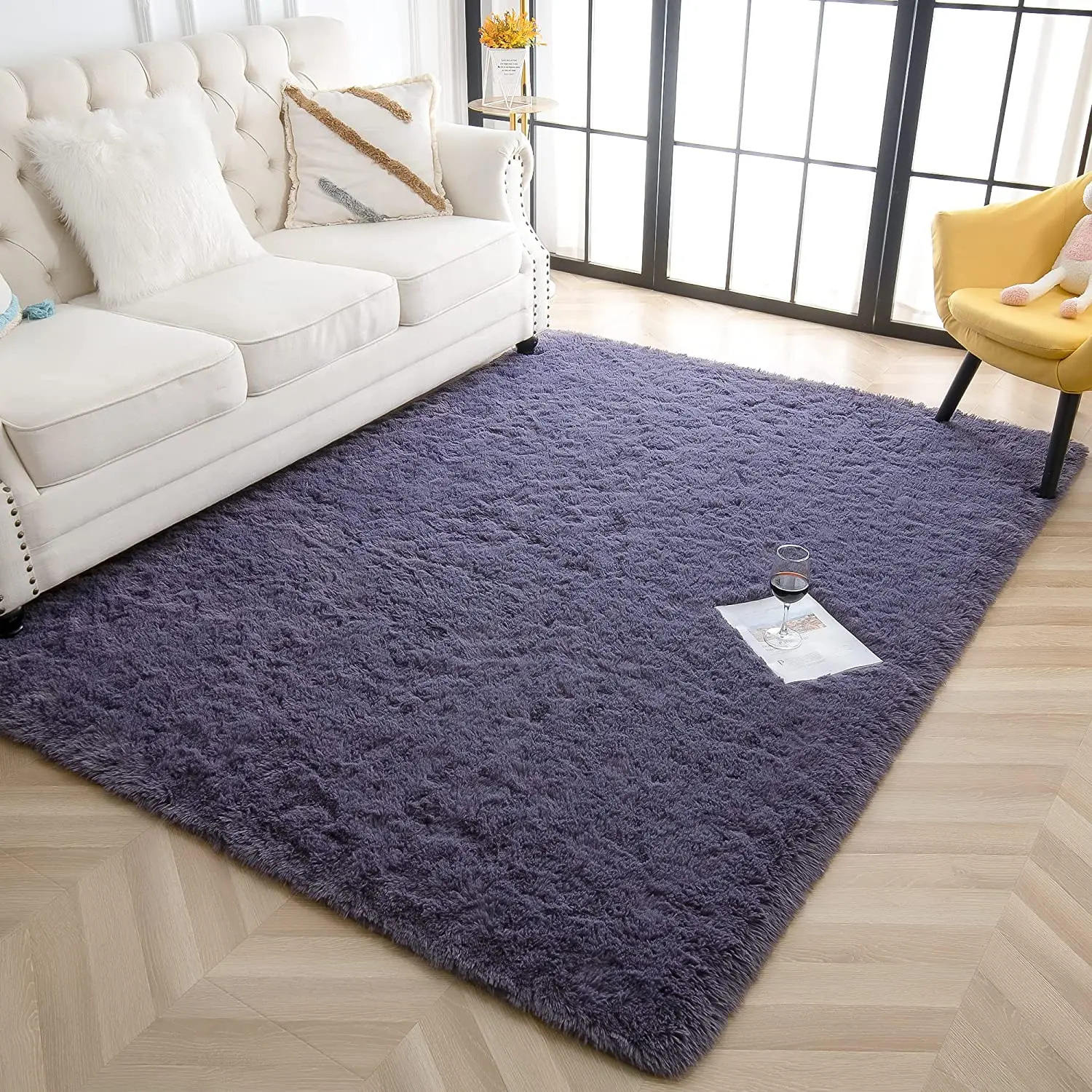 

Super Soft Fluffy Area Rugs for Living Room Shaggy Floor Carpets Shag Christmas Rug for Girls Boys Furry Home Decorative Rugs