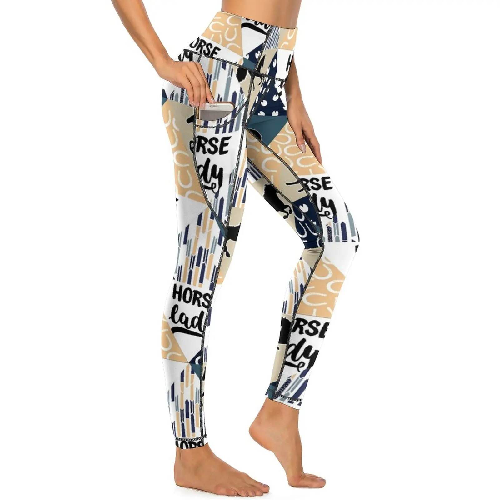 

Брюки для фитнеса и йоги с рисунком животных