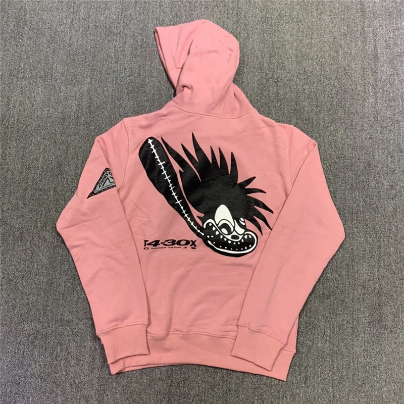 

High Quality Cactus Jack Cros System Hoodie Women 1:1 Travis Scott Fashion Pullover Hooded Men Clothing
