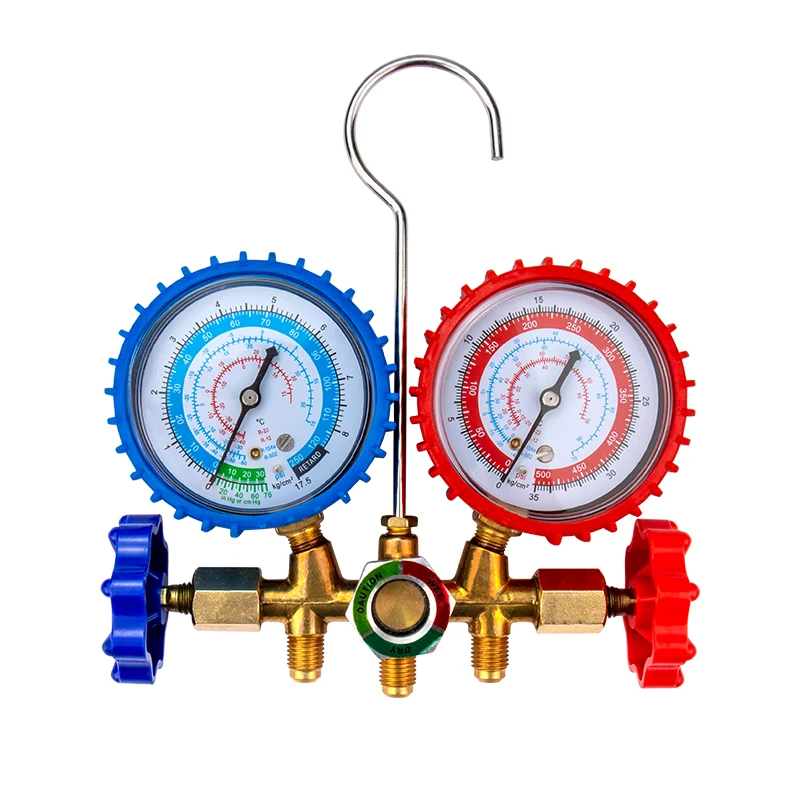 R134a R12 R22 R404a Набор манометров кондиционера со шлангом для бытового/автомобильного