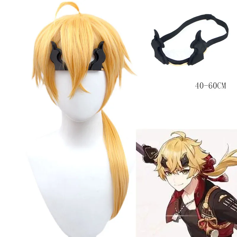 

Genshin Impact Thoma Wig Cosplay Hair