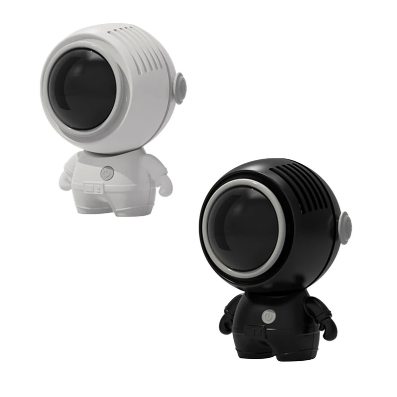 

Mini Handheld Fan Cute Astronaut Cooling Fan Portable USB Rechargeable Safety Fans Without Vane Kids Student Fan