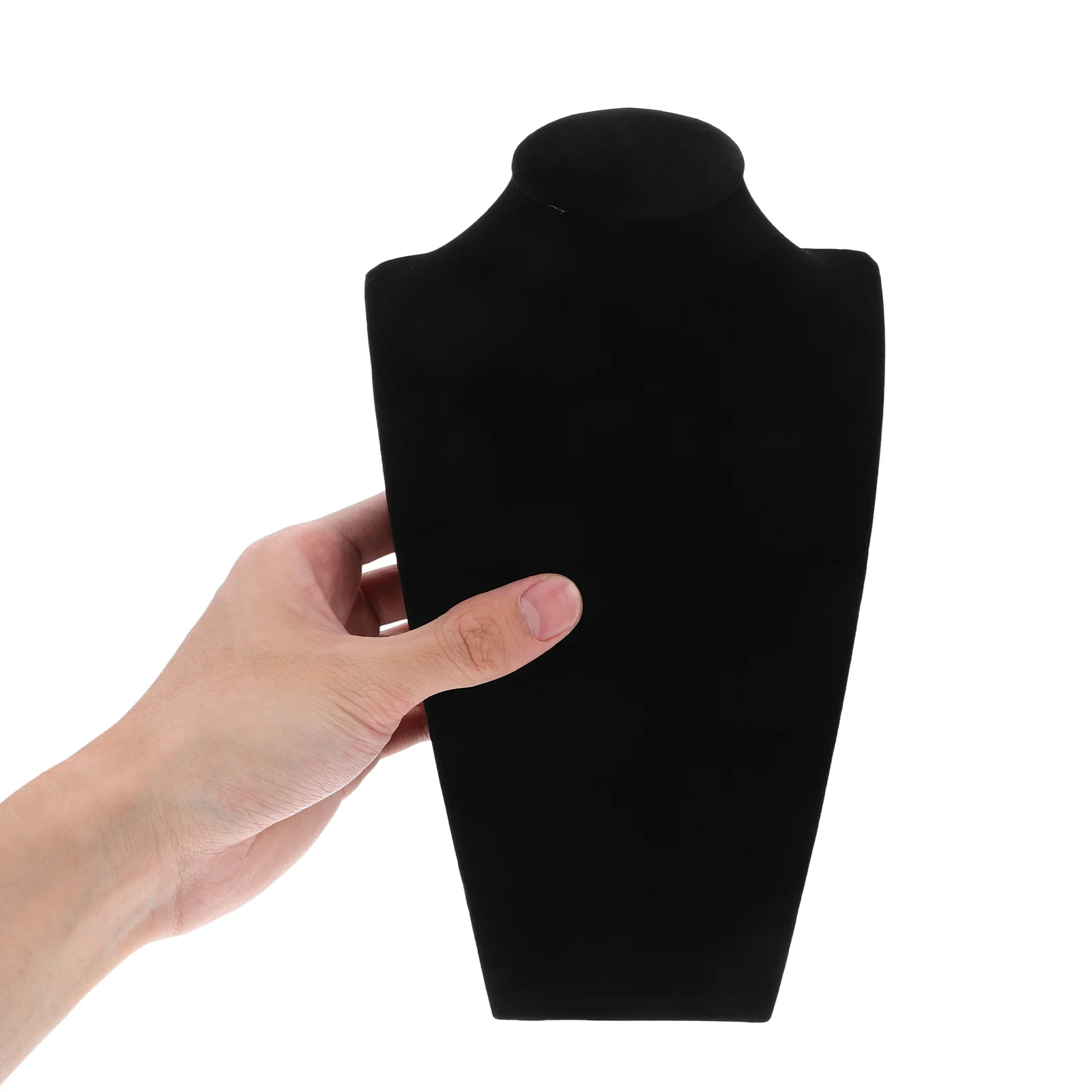 Velvet Necklace Stand Holder Chain Storage Display Mannequin Bust Home Organization Jewelry Organizer Girls Women