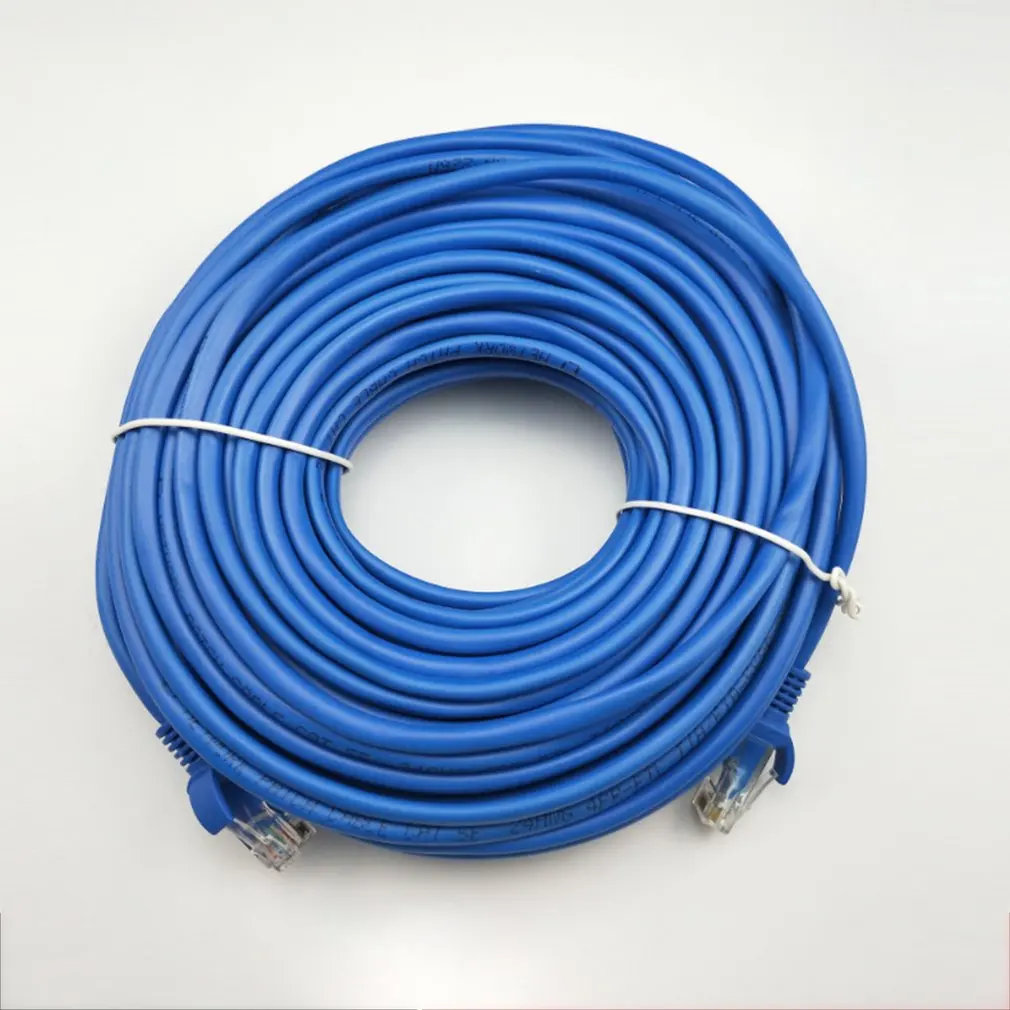 

5/10/15/20/25/30/50 CAT5 100M RJ45 Ethernet Cables Connector Ethernet Internet Network Cable Cord Wire Line Blue Rj 45 Lan CAT5