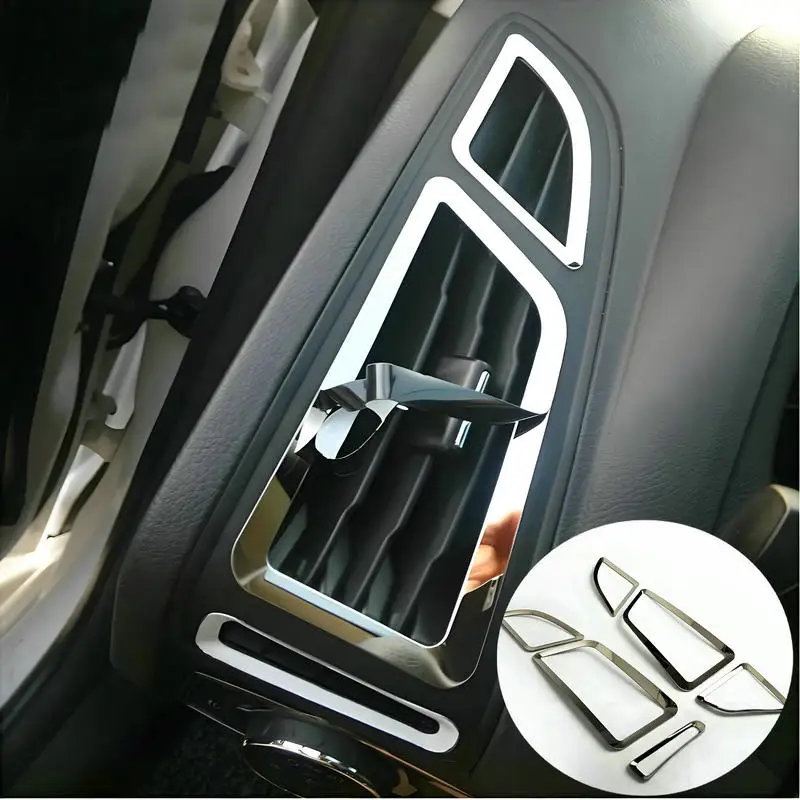 6 шт./комплект автомобильные кондиционеры из нержавеющей стали для Ford Focus 3 4 MK3 MK4