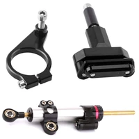 cnc adjustable steering stabilizer damper bracket mount holder kit for honda cbr 650f cbr650f 2014 2015 2016 2017 2018