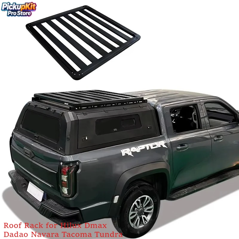 Фото Алюминиевая плоская платформа-багажник на крышу автомобиля для Hilux, Dmax, Dadao, Navara, Tacoma, Tundra №1