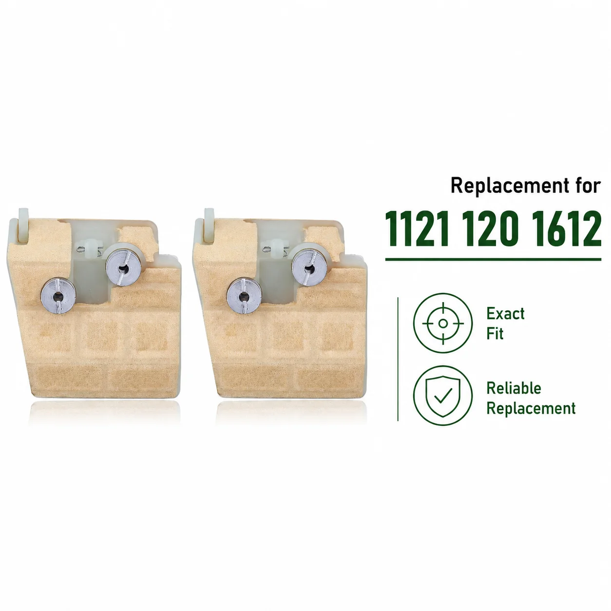 Фото Комплект из 2 воздушных фильтров для бензопилы Stihl 026 MS260 MS260C, запчасти для замены, OEM 1121 120 1612, аксессуары для воздушного фильтра пилы №3
