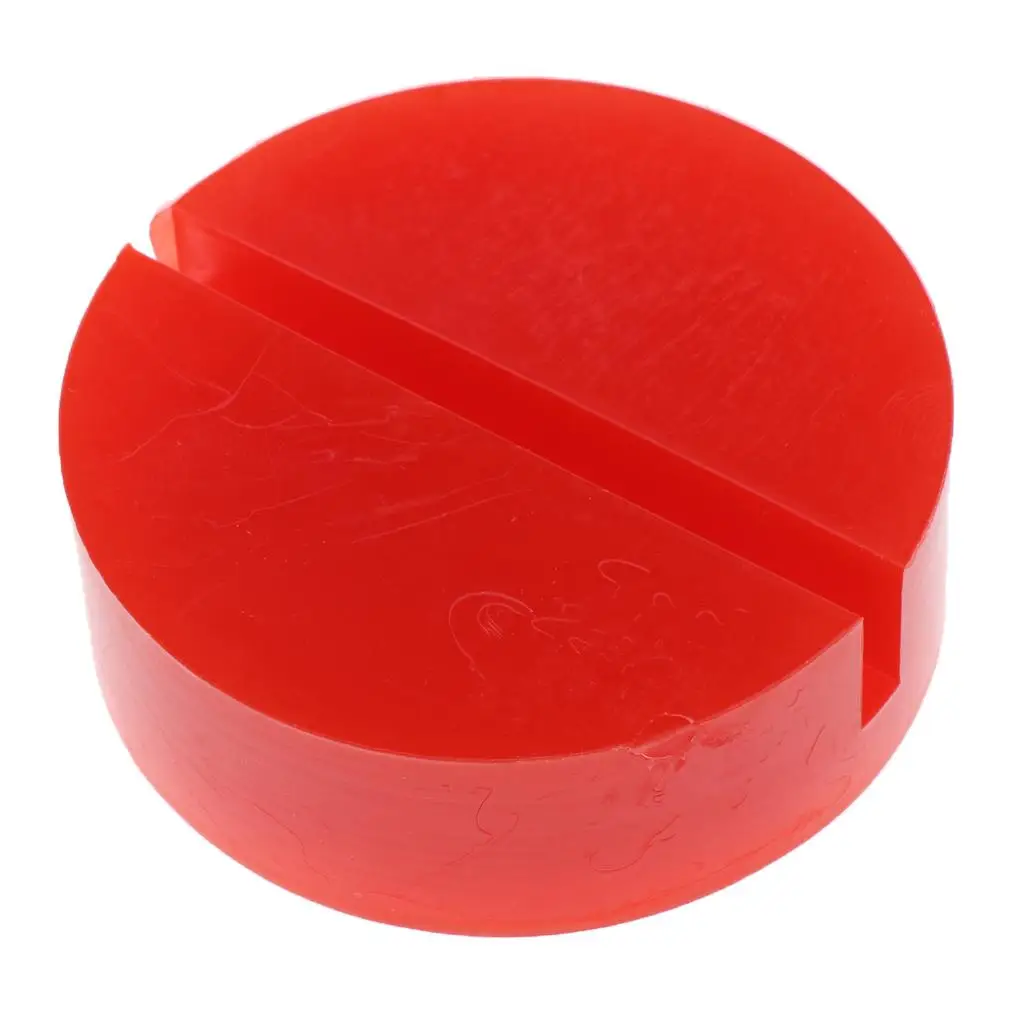 

Universal Floor Jack Disk Rubber Pad Adapter Pinch Weld Side JACK PAD RED