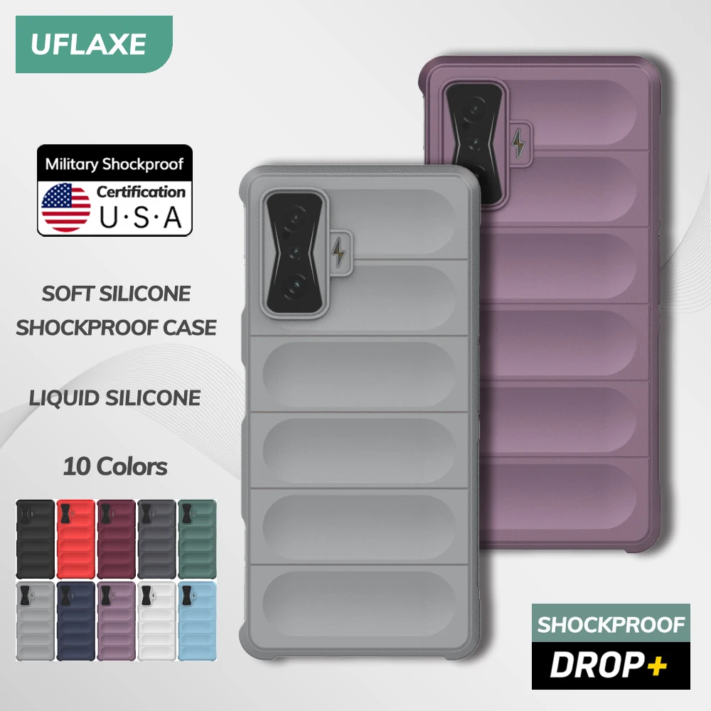 UFLAXE Original Soft Silicone Case for Xiaomi Poco F4 / Poco F4 GT Shockproof anti-slip Back Cover Casing