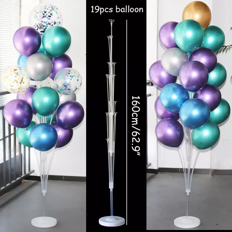 

/11/19tubes Balloon Holder Column Balloons Stand Stick Balons Birthday Party Decorations Kids Wedding Christmas Decor Supplies