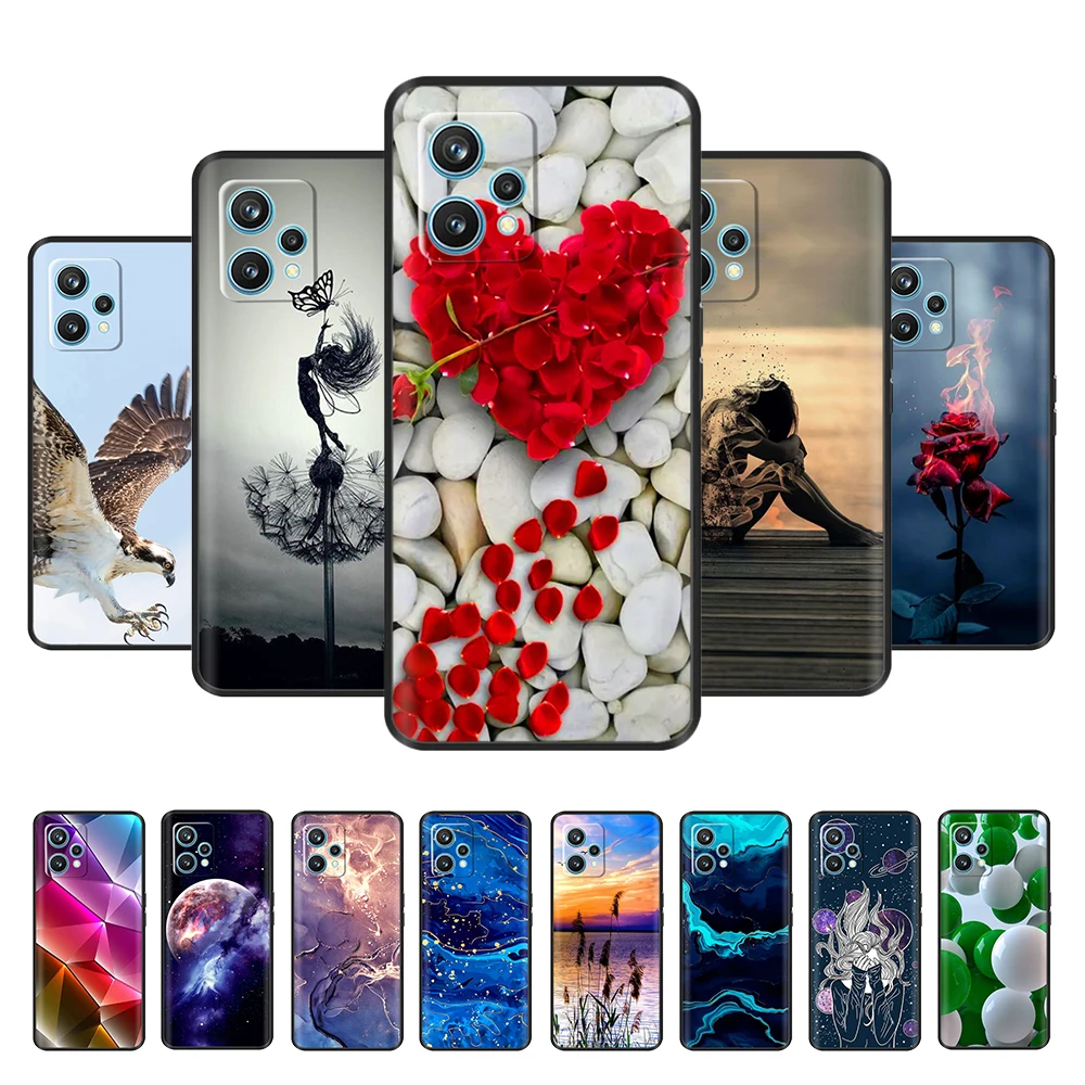 

For Realme 9 4G Case Realme 9i 4G TPU Silicone Soft Cartoon Printed Phone Cover For Oppo Realme 9 Pro Plus Case For Realme 9 Pro