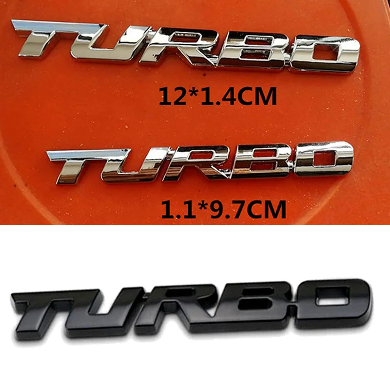 Металлическая Автомобильная наклейка TURBO автомобильный Стайлинг эмблема кузова