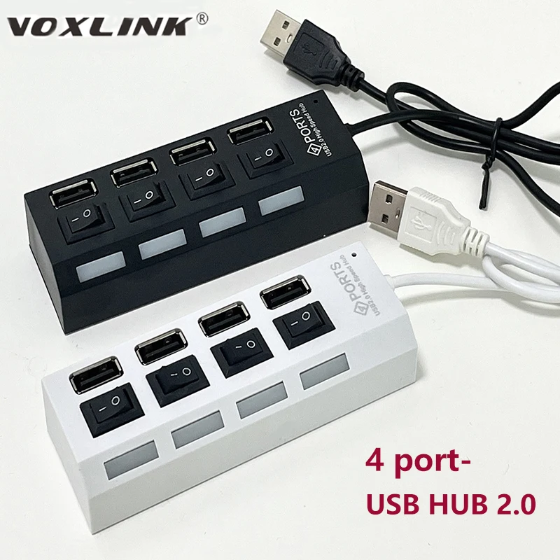 

USB-разветвитель VOXLINK для жестких дисков, 4 порта, USB 2,0