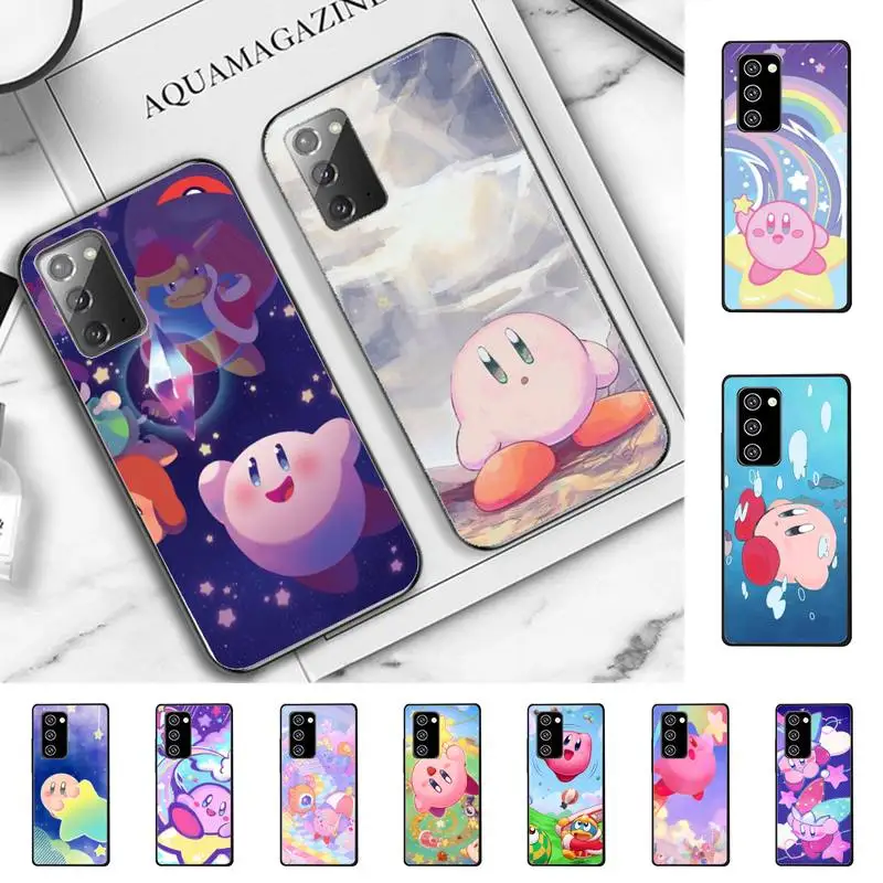 

BANDAI Kirby Series Phone Case for Samsung Note 5 7 8 9 10 20 pro plus lite ultra A21 12 02