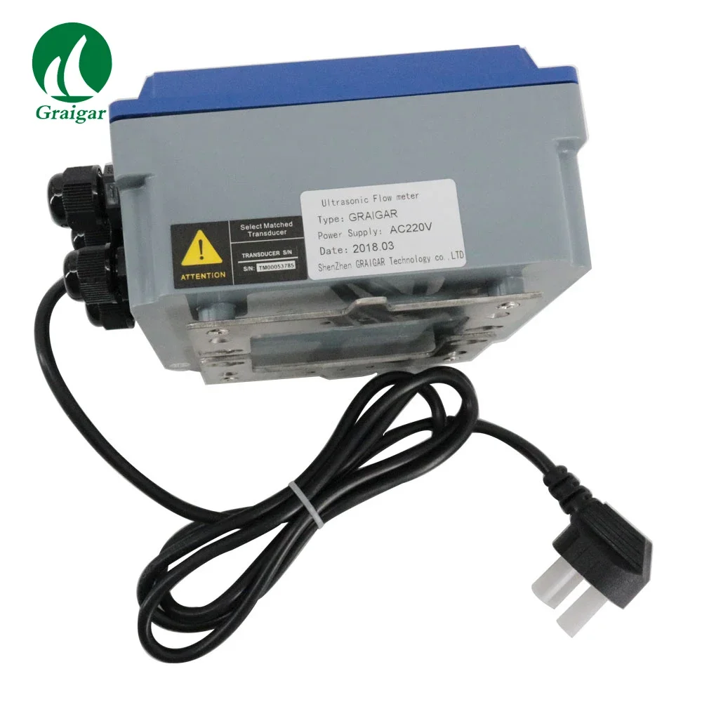 TUF-2000B + TS-2 Цифровой ультразвуковой расходомер жидкости Настенный тип IP67 Защитный