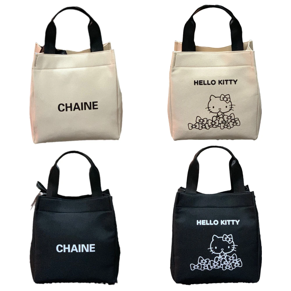 

Sanrios Anime Kawaii Hellokittys French Xiaoxiangfeng Portable Cosmetic Bag Fashion Storage Bag for Girls Birthday Present