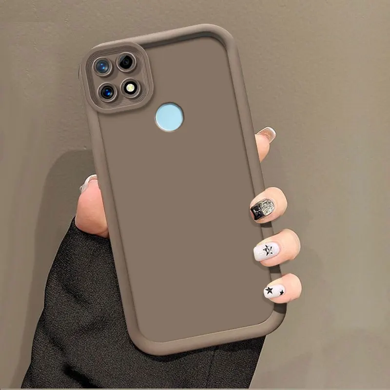 Чехол для Realme C25S C25Y C11 2021 полный пакет матовый мягкий силиконовый чехол-бампер с