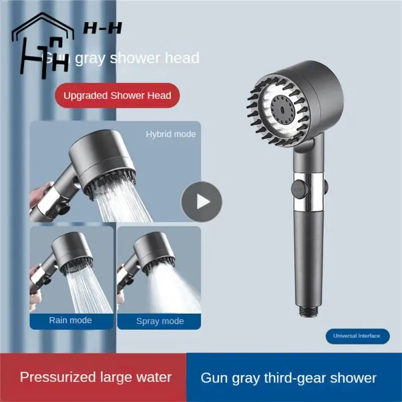 

Waterproof And Moisture-proof High Pressure Shower Nozzle Three Speed Adjustment Abs Thickened Material Sturdy And Durable